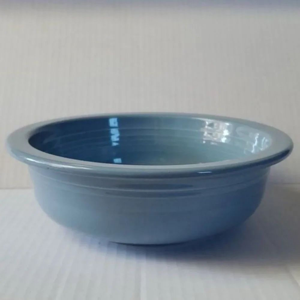 Fiestaware Fiesta Vintage Vegetable SERVING Bowl Dish Periwinkle Blue CERAMIC